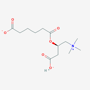 molecular formula C13H23NO6 B6594367 Adipoylcarnitine CAS No. 102636-83-9