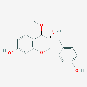 molecular formula C17H18O5 B6594399 3'-Deoxy-4-O-methylepisappanol CAS No. 1052714-12-1