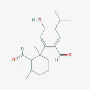 2-(2-Formyl-1,3,3-trimethylcyclohexyl)-4-hydroxy-5-isopropylbenzaldehyde