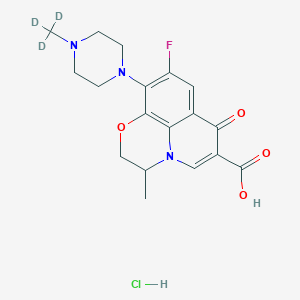 molecular formula C18H21ClFN3O4 B6594479 盐酸氧氟沙星 D3（N-甲基 D3） CAS No. 1173021-78-7