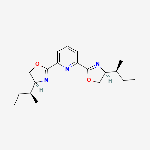 molecular formula C19H27N3O2 B6594501 2,6-Bis((S)-4-((S)-sec-butyl)-4,5-dihydrooxazol-2-yl)pyridine CAS No. 118949-62-5