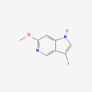 molecular formula C8H7IN2O B6594503 3-Iodo-6-methoxy-1H-pyrrolo[3,2-c]pyridine CAS No. 1190315-47-9