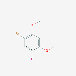 molecular formula C8H8BrFO2 B6594530 1-Bromo-2,4-dimethoxy-5-fluorobenzene CAS No. 1208077-05-7