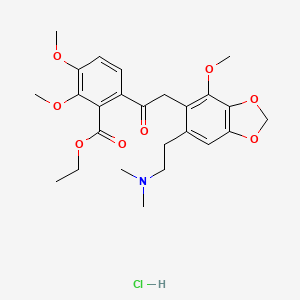 molecular formula C25H32ClNO8 B6594564 Ethylnarceine hydrochloride CAS No. 12246-80-9