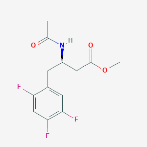 (R)-methyl 3-acetamido-4-(2,4,5-trifluorophenyl)butanoate