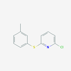 2-(m-Tolylthio)-6-chloropyridine