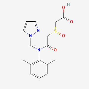 molecular formula C16H19N3O4S B6594608 Metazachlor BH 479-9 CAS No. 1246215-97-3