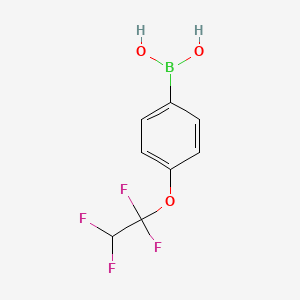 molecular formula C8H7BF4O3 B6594638 [4-(1,1,2,2-Tetrafluoroethoxy)phenyl]boronic acid CAS No. 1254118-45-0