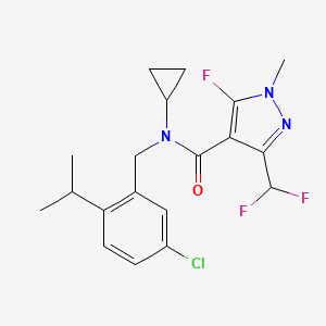 molecular formula C19H21ClF3N3O B6594648 Isoflucypram CAS No. 1255734-28-1