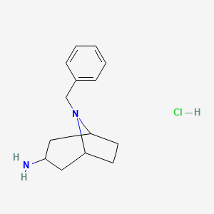 molecular formula C14H21ClN2 B6594829 8-benzyl-8-azabicyclo[3.2.1]octan-3-amine Hydrochloride CAS No. 1415560-32-5