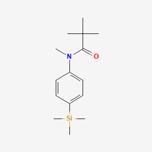 molecular formula C15H25NOSi B6594882 N-Methyl-N-[4-(trimethylsilyl)phenyl]pivalamide CAS No. 1418117-84-6
