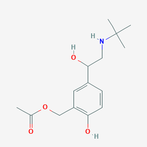 molecular formula C15H23NO4 B6594889 Salbutamol acetate CAS No. 1420043-41-9