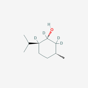 molecular formula C10H20O B6594944 Cyclohexan-1,2,2,6-d4-ol, 3-methyl-6-(1-methylethyl)-, (1R,2S,5R)- CAS No. 1450828-98-4