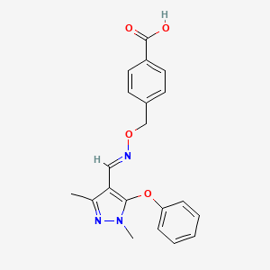 molecular formula C20H19N3O4 B6594972 (E)-Fenpyroximate (free acid) CAS No. 149054-56-8