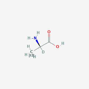 molecular formula C3H7NO2 B6594998 L-Alanine-13C,d1 CAS No. 160033-81-8