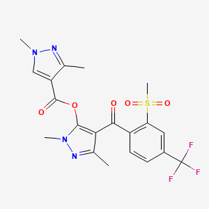 molecular formula C20H19F3N4O5S B6595006 Bipyrazone CAS No. 1622908-18-2