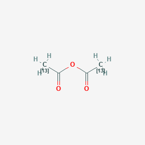 molecular formula C4H6O3 B6595059 Acetic-2-13C acid, anhydride CAS No. 17830-01-2