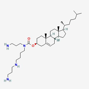 molecular formula C38H70N4O2 B6595069 N4-Spermine cholesterol carbamate CAS No. 179075-30-0