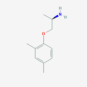 molecular formula C11H17NO B6595091 (R)-1-(2,4-二甲基苯氧基)丙烷-2-胺 CAS No. 181141-07-1