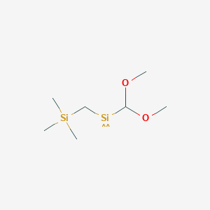 molecular formula C7H18O2Si2 B6595115 Silane, [(dimethoxymethylsilyl)methyl]trimethyl- CAS No. 18297-75-1