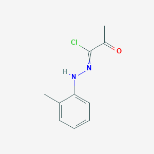 N-(2-methylphenyl)-2-oxopropanehydrazonoyl chloride