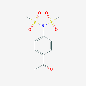 molecular formula C10H13NO5S2 B6595133 Methanesulfonamide, N-(4-acetylphenyl)-N-(methylsulfonyl)- CAS No. 187831-02-3