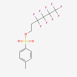 molecular formula C13H11F9O3S B6595147 3,3,4,4,5,5,6,6,6-Nonafluorohexyl p-toluenesulfonate CAS No. 188492-56-0