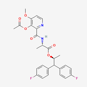 molecular formula C27H26F2N2O6 B6595160 Florylpicoxamid CAS No. 1961312-55-9