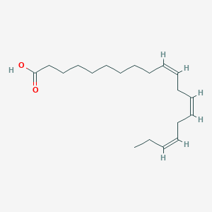 molecular formula C19H32O2 B6595175 (10Z,13Z,16Z)-10,13,16-Nonadecatrienoic acid CAS No. 19934-77-1