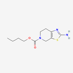 molecular formula C11H17N3O2S B6595178 Butyl 2-Amino-4,5,6,7-tetrahydrothiazolo[5,4-c]pyridine-5-carboxylate CAS No. 2006277-10-5