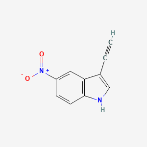 molecular formula C10H6N2O2 B6595192 3-Ethynyl-5-nitro-1H-indole CAS No. 2007925-22-4