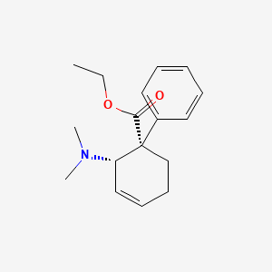 Ethyl cis-2-(dimethylamino)-1-phenylcyclohex-3-ene-1-carboxylate