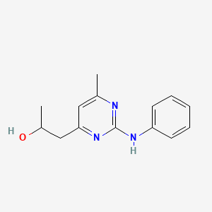 molecular formula C14H17N3O B6595228 甲环异丙灵-2-羟基丙基 CAS No. 204571-52-8
