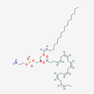 molecular formula C45H78NO7P B6595255 PE(P-18:0/22:6(4Z,7Z,10Z,13Z,16Z,19Z)) CAS No. 206059-98-5