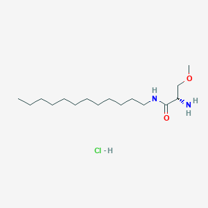 molecular formula C16H35ClN2O2 B6595271 o-Methyl-serine dodecylamide hydrochloride CAS No. 2074614-60-9