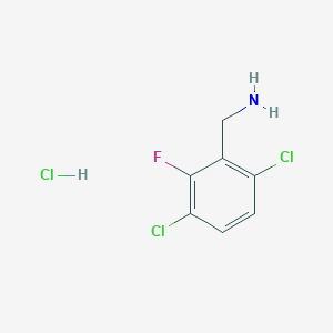 molecular formula C7H7Cl3FN B6595297 (3,6-Dichloro-2-fluorophenyl)methanamine hydrochloride CAS No. 2109805-53-8