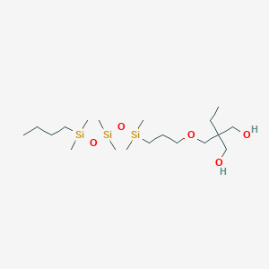 molecular formula C19H46O5Si3 B6595318 Monodicarbinol terminated polydimethylsiloxane CAS No. 218131-11-4