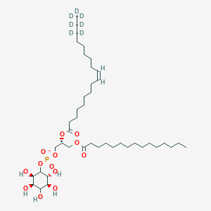 molecular formula C42H78O13P- B6595368 1-十五烷酰基-2-油酰基(d7)-sn-甘油-3-磷酸肌醇（铵盐） CAS No. 2260669-44-9