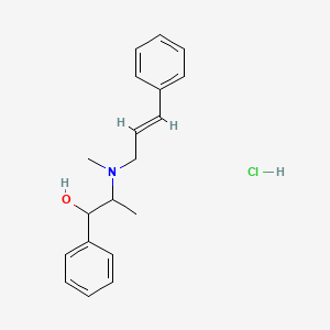 molecular formula C19H24ClNO B6595395 Cinnamedrine hydrochloride CAS No. 22194-13-4