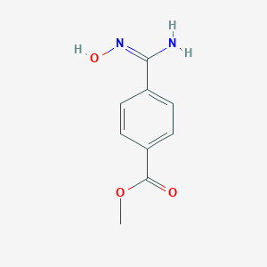 molecular formula C9H10N2O3 B065954 Methyl 4-[(Z)-amino(hydroxyimino)methyl]benzoate CAS No. 184778-33-4