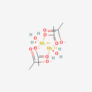 molecular formula C8H18O10Rh2+2 B6595483 Rhodium(ii)acetatedimer dihydrate CAS No. 29998-99-0