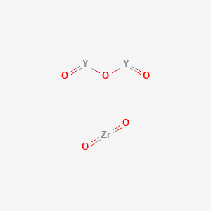 molecular formula O5Y2Zr B6595503 Yttrium zirconium oxide (Y0.06-0.11Zr0.94-0.97O2.03-2.06) CAS No. 71799-67-2