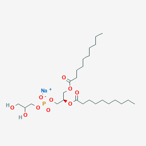 Sodium (2R)-2,3-bis(decanoyloxy)propyl 2,3-dihydroxypropyl phosphate