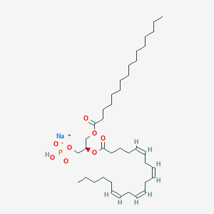 molecular formula C39H68NaO8P B6595518 Sodium (2R)-3-(hexadecanoyloxy)-2-{[(5Z,8Z,11Z,14Z)-icosa-5,8,11,14-tetraenoyl]oxy}propyl hydrogen phosphate CAS No. 322647-60-9
