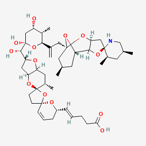 molecular formula C46H69NO13 B6595565 22-Desmethyl-23-hydroxyazaspiracid CAS No. 344422-51-1