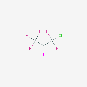 molecular formula C3HClF5I B6595590 1-氯-1,1,3,3,3-五氟-2-碘丙烷 CAS No. 359-59-1