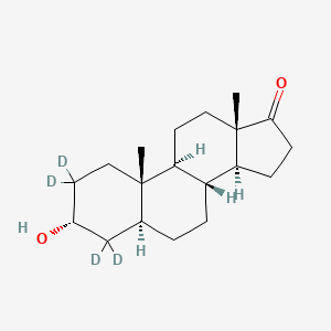 molecular formula C19H30O2 B6595596 Androsterone-d4 CAS No. 361432-60-2