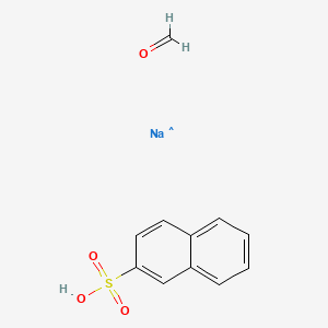 molecular formula C11H10NaO4S B6595604 Sodium salt of polynaphthalene sulphonic acid CAS No. 36290-04-7