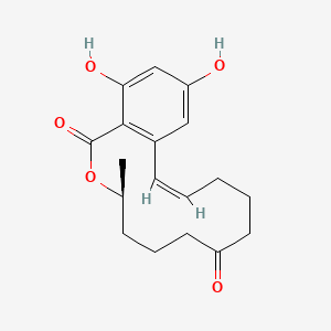 molecular formula C18H22O5 B6595605 cis-Zearalenone CAS No. 36455-70-6
