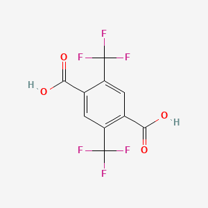 molecular formula C10H4F6O4 B6595612 2,5-双(三氟甲基)对苯二甲酸 CAS No. 366008-67-5